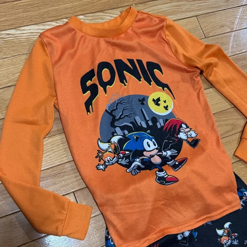 Sonic Soft Halloween Pajama Set